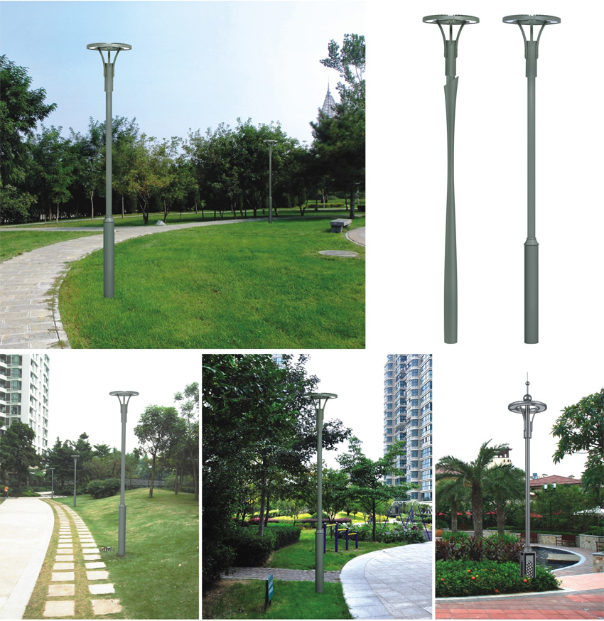 Round shape 72W LED garden light